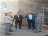 حضور جناب آقای مهندس بوستانی کارشناس محترم معاونت توسعه منابع فیزیکی و امور عمرانی وزارت بهداشت در شهرستان بناب